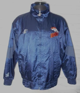 Vintage Logo Athletic PROLINE NFL Denver Broncos LARGE Mens Jacket Football Coat - Picture 1 of 16
