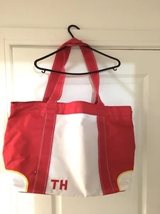 Tommy Hilfiger Red White Tote Bag - Picture 1 of 2