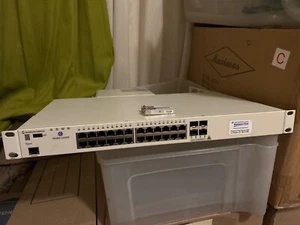 ALCATEL LUCENT OMNISWITCH 6850-24 PORT GIGABIT ETHERNET SWITCH - Picture 1 of 2