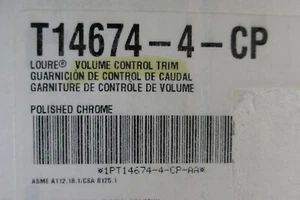 Kohler T14674 4 CP Loure Volume Control Trim parts MISSING SHOWER BATH TUB LEVER - Picture 1 of 7