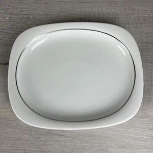 Rosenthal Suomi Lanka 13" Oval Serving Platter Platinum Band Germany - Picture 1 of 6