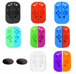 Soft Silicone Protective Case Cover Skin for Nintendo Switch Joy-Con With Grips