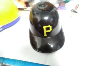 MINI PITTSBURGH PIRATES BATTING HELMET BLACK MINT CONDITION - Picture 1 of 2