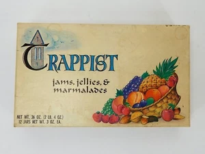 Vintage Trappist Jams/Jellies Jars Made and Packed Monks St. Joe's Abby USA - Picture 1 of 4
