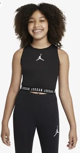 Jordan Essentials Active Top Big Kids’ Girls’ Tank 45A855-023 black XL 13-15 YRS - Picture 1 of 14