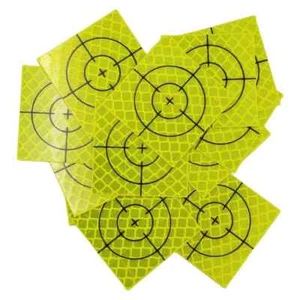 100 Stück Reflektorfolie für Totalstation Vermessung Geographie reflektierende Aufkleber - Bild 1 von 19