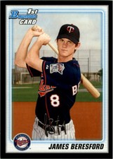 2010 Bowman Prospects Black Baseball Card Pick