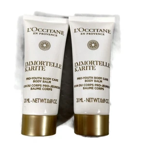 L’OCCITANE Immortelle Karite Body Balm 20 ML X 2 New - Picture 1 of 8