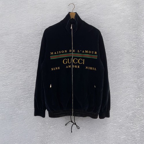 GUCCI Giacca Xs Poliestere Nero 595533 Uomo Autentica #ED ZGA