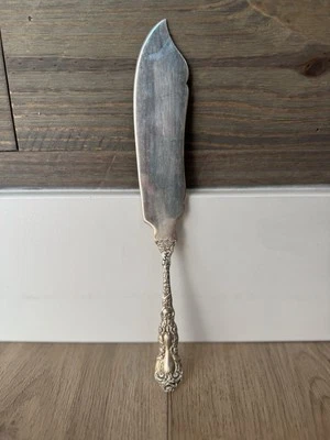 IMPERIAL CHRYSANTHEMUM SERVER GORHAM SILVERPLATE 11" LONG CAKE ICE CREAM KNIFE - Image 1 of 4