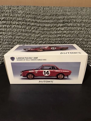 Lancia Fulvia 1.6HF Winner Of Rally Monte Carlo 1972 1:18 AutoArt Millennium - Immagine 1 di 4