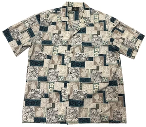Royal Creations Hawaiian Shirt Mens Size L Made In Hawaii Floral Island Tropical - Picture 1 of 7