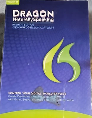 Nuance Dragon Naturally Speaking 12 Premium for Windows W/Mic New K609A-G1B-12.0 - Image 1 of 4