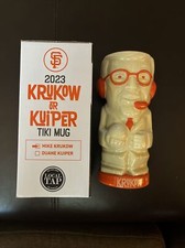 San Francisco Giants 2023 Mike Krukow Tiki Mug 6/25/23 SGA NIB Kruk & Kuip