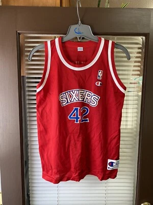 WOMENS Vintage Jerry Stackhouse 42 Philadelphia 76ers CHAMPION Sixers NBA Jersey - Image 1 of 4