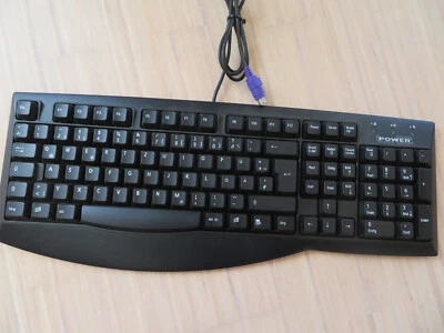 LC POWER TASTATUR K305 ~ FRANZÖSISCH ~ PS/Keyboard ~ *TOP Zustand* - Bild 1 von 4
