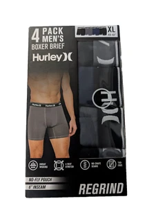 Hurley boxer brief pack of 4  size X-LARGE - Picture 1 of 3