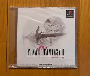 Final Fantasy II Sony Playstation 1 Japan PS1 Squaresoft New Sealed Disc - Picture 1 of 2