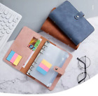 A6 Budget Binder Planner PU Leather Notebook Household Book Money Envelopes