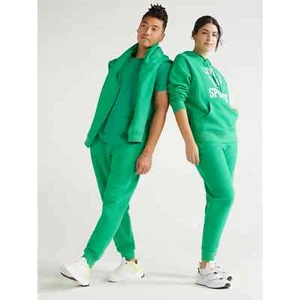 Love & Sports All Gender 2 Pc. Tracksuit Joggers & Hoodie Set- Green Fairy Sz. M - Picture 1 of 24