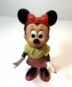 Rare Vintage 1960s Walt Disney R Dakin 7.5" Minnie Mouse Figure Doll - Picture 1 of 7