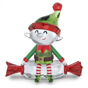 SWAROVSKI DULCIS ELF HOLIDAY CHEERS CHRISTMAS CRYSTAL FIGURE FIGURINE BRAND NEW - Picture 1 of 4