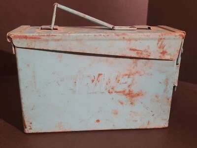 Carmet Co Mining Minetool Metal Crate Ammo Ammunition Cartridge Box Advertising - Image 1 of 4