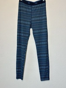 REI Co-op Kids Base Layer Pants Large (14-16) Blue Outdoors Midweight Wicking - Picture 1 of 7