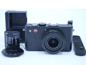 [N-MINT con caricatore] Leica D-LUX 4 10,1MP fotocamera digitale compatta nera dal GIAPPONE - Foto 1 di 8