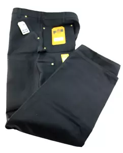 New CARHARTT B01-M Loose Fit Size 40 x 32 Black Canvas Double Knee Men Work Pant - Picture 1 of 10