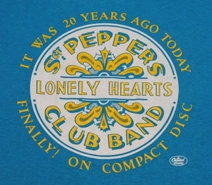 S vtg 1987 the BEATLES Sgt Peppers Lonely Hearts Club Band CAPITOL PROMO t shirt - Picture 1 of 6