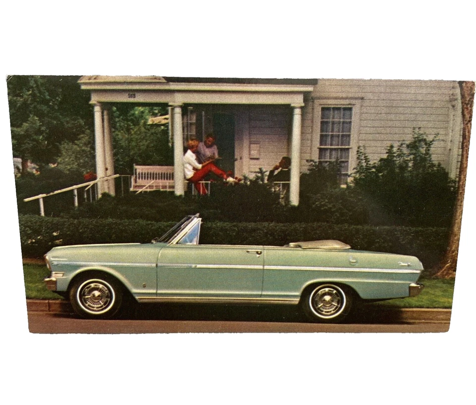 Chevy II Nova 400 1963 convertible Chevrolet concesionario postal EE. UU. Mik Persia WA Foto 1 de 4