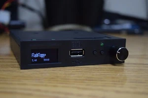 Gotek Floppy Drive Emulator 435 MCU w/ Rotary Encoder OLED FlashFloppy - Black - Picture 1 of 3