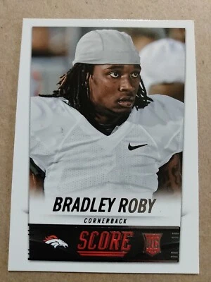 2014 Score Football Card #341 Bradley Roby Rookie Denver Broncos  - Image 1 of 4