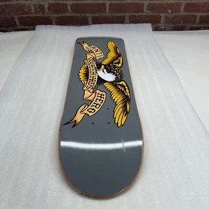 Anti Hero Skateboard Deck Shaped Eagle Blue Meanie 8.31" x 31.75" Grey - Picture 1 of 13