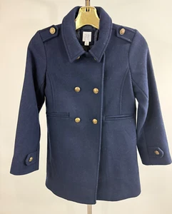 Gap Kids Girls Navy Blue SZ 12 Pea Coat NWT - Picture 1 of 3