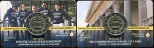 2 euro Belgio 2017 coincard "200 Università di Gent" vers.francese e olandese - Imagen 1 de 1
