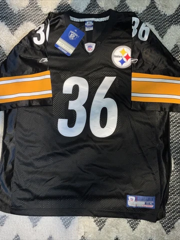Authentic Replica Reebok Pittsburgh Steelers #36 Jerome Bettis Jersey Sz54 W/tag Cover