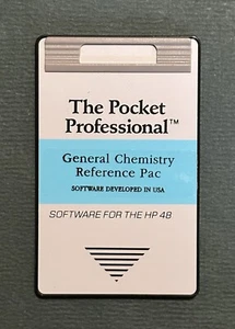 Chemistry Reference Card For HP 48GX Calculator - Picture 1 of 2