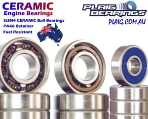 Rodamientos de motor Nitro - cerámica y acero híbridos MX Precision alta velocidad Si3N4 - Imagen 1 de 1