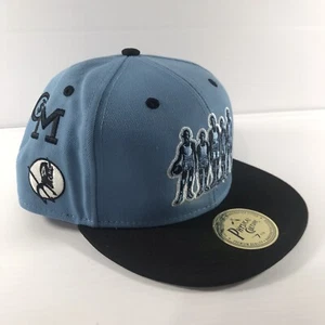 Physical Culture Black Fives Hat Cap Fitted Size 7 1/2 Blue - Picture 1 of 8