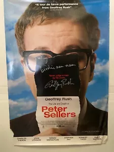 Geoffrey Rush Signed Life and Death of Peter Sellers One Sheet AU Movie Poster - Picture 1 of 8