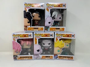 Funko POP! Dragon Ball Z Set of 5 Kale Shin Jiren Super Saiyan Trunks Rose Goku - Picture 1 of 8