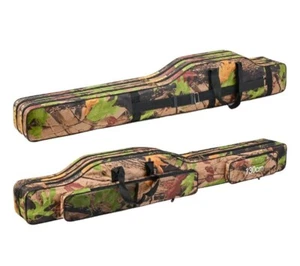 Rutentasche Camouflage 3 Kammern 130cm Rutenfutteral Angeltasche holdall - Bild 1 von 3