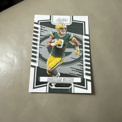 2023 Absolute Base #95 Christian Watson  - Green Bay Packers - Image 1 of 2