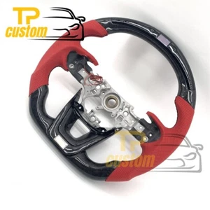 LED Forged Carbon Fiber Steering Wheel for Lexus NX350 NX250 RX450 LX600 2022+ - Picture 1 of 8
