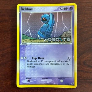 Carta Pokemon Beldum 55/107 Reverse Holo Comune EX Deoxys - Foto 1 di 4