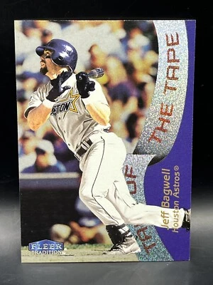 1998 Fleer Tradition Tale Of The Tape #321 Jeff Bagwell Houston Astros HOF  - Image 1 of 2