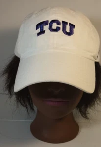 Nike TCU Adjustable Heritage86 Dri-Fit Hat Unisex White/Purple - Picture 1 of 10