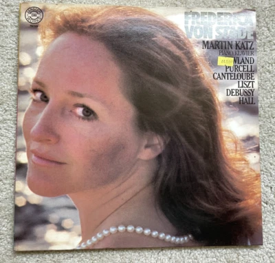 FREDERICA VON STADE - Recital - Vinyl LP Katz, Dowland, Purcell + 1978 CBS 76728 - Image 1 of 4